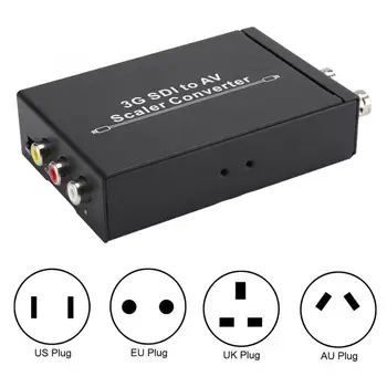 

AM-S007 3G SDI to AV Scaler Video Converter for SD-SDI HD-SDI 3G-SDI Signals 100-240V audio adapter converter