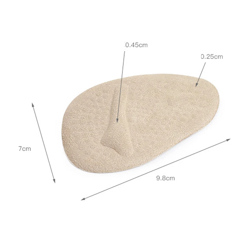 3Pair Silicone Gel Forefoot Pads Anti-Slip Pain Relief Foot Care Tool High Heel Foot Cushion Pads Orthotic Arch Support Pads