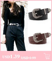 Leather Metal Buckle Heart Pin Belts For Ladies Leisure Dress Jeans Wild Waistband