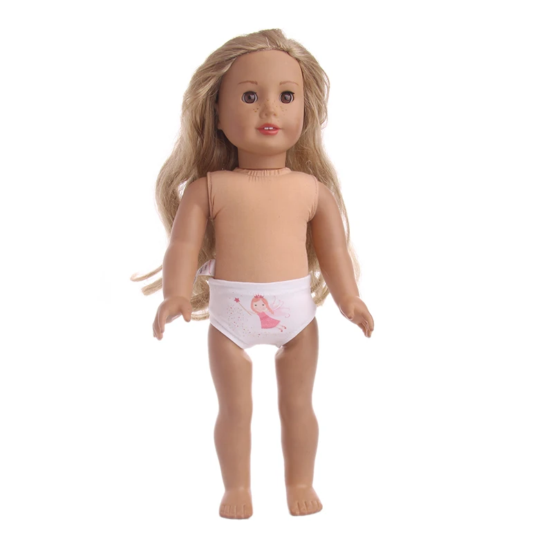 Doll Clothes Underwear Panties Cartoon Pattern Fit 18 Inch American Doll&43cm Born Baby Doll Our Generation