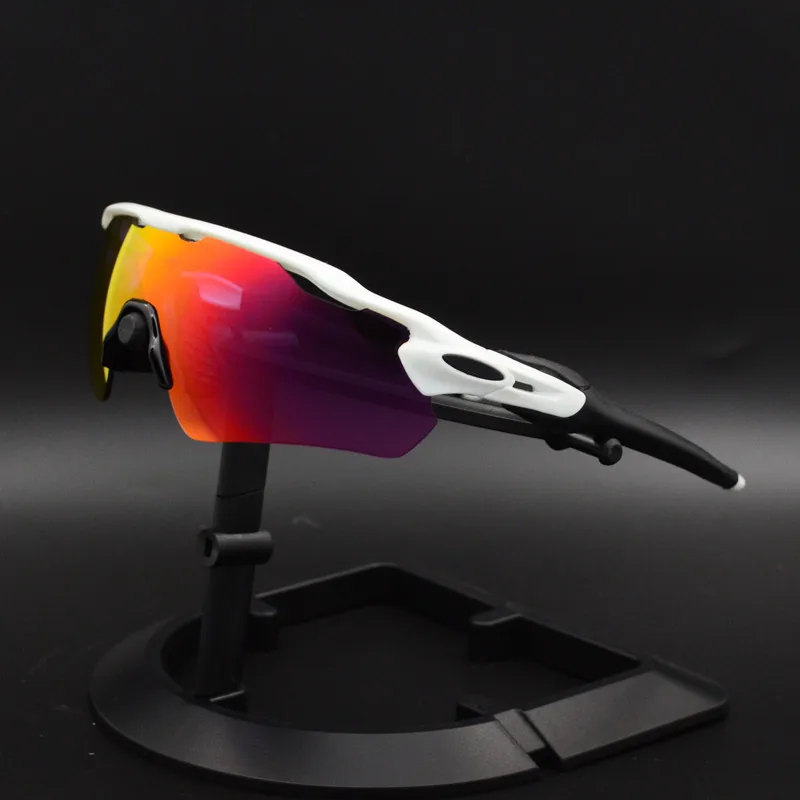 Поляризованные очки с 5 линзами для мужчин и женщин, для езды на велосипеде, для спорта на открытом воздухе, UV400, для верховой езды, для бега, солнцезащитные очки для горного велосипеда, велосипедные очки - Цвет: Color 2