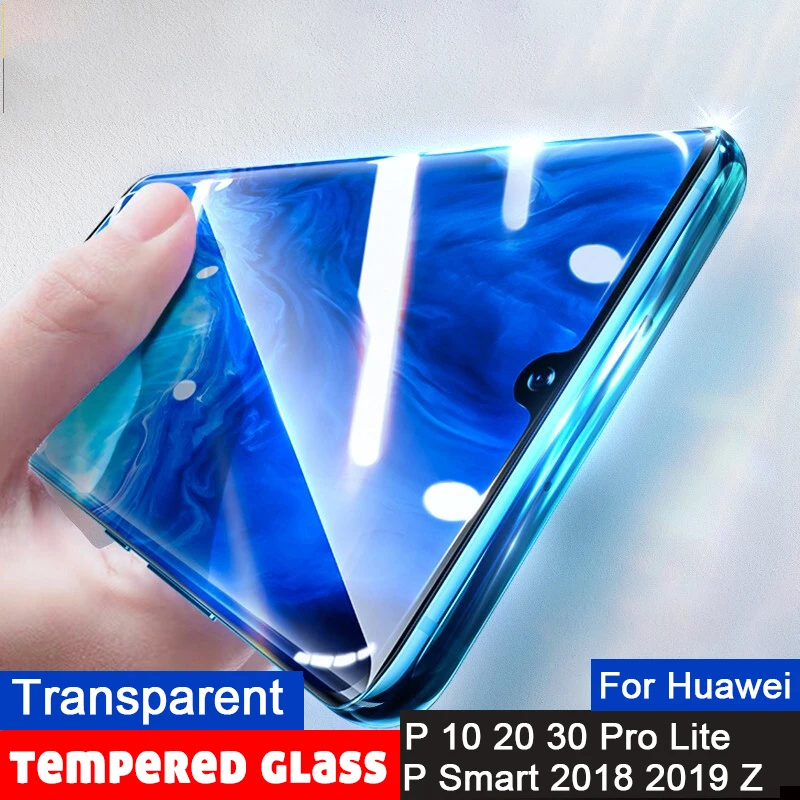 Прозрачное Защитное стекло для huawei P30 P20 Lite Pro Защитная пленка экрана P Smart Z 2018 2019 P10