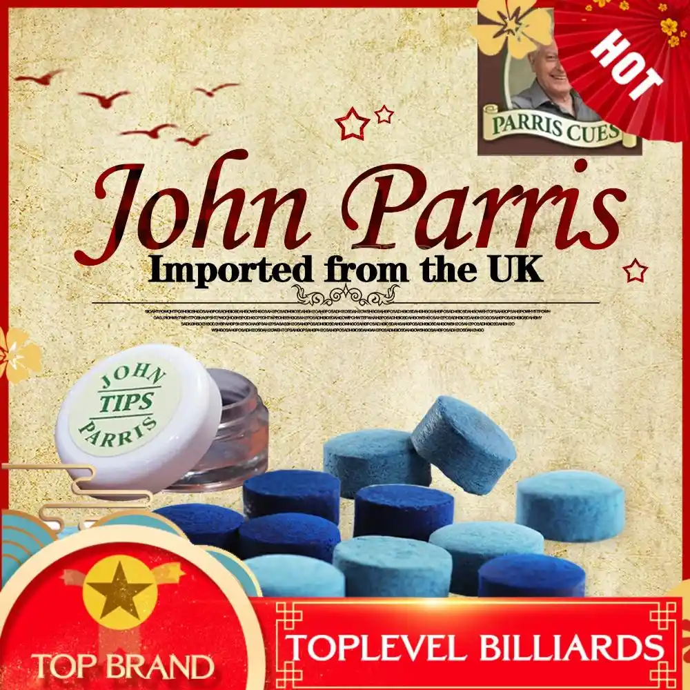 original john parris 10mm/11mm h/m billiard snooker cue tip high
