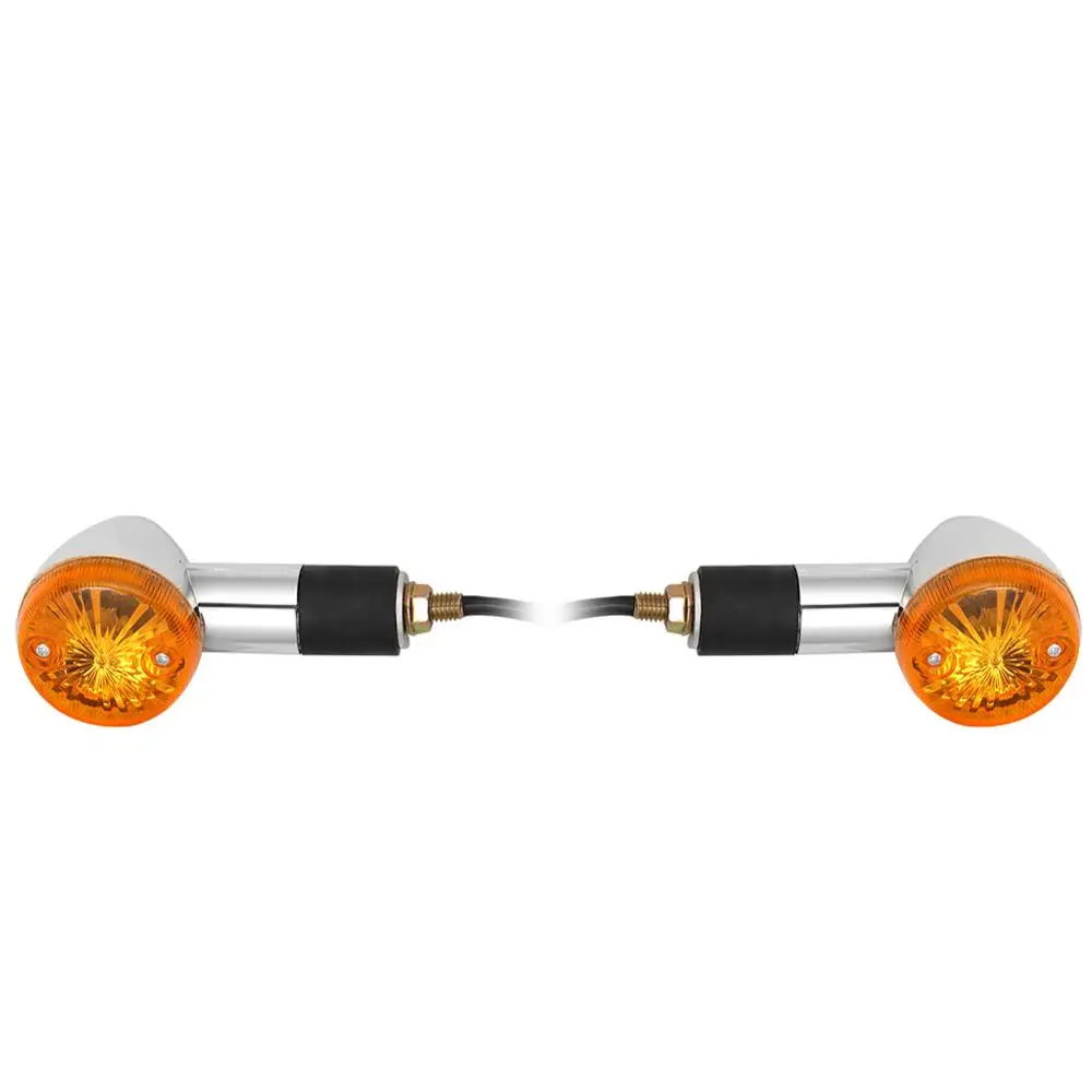 Motorcycle Turn Signal 2Pcs 12V Universal Motorcycle Turn Signal Indicator Light Turning Amber Lamp Bulb Motorbike Lamps Blinker Flash Bike Lamp motorcycle light motorcycle turn signal lights motorcycle turn signal
