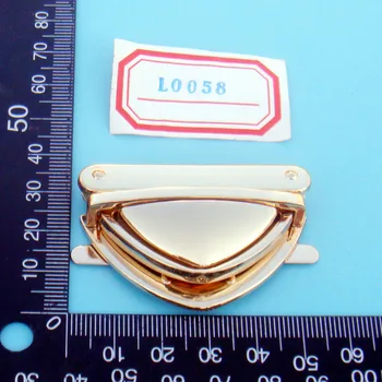 

10 sets/lot High Quality Twist Turn plug Lock Clasp Closure Women leather Handbag Bag Parts Hardware handmade DIY L0058