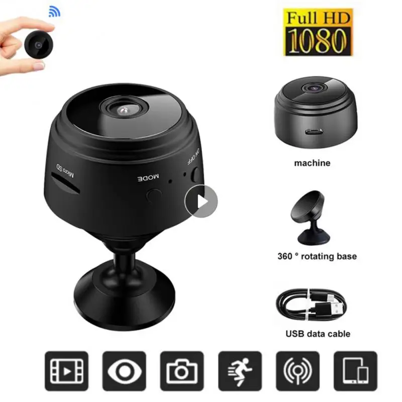 A9 Mini Camera Wireless Wifi Ip Network Monitor Security Cam Hd 1080p
