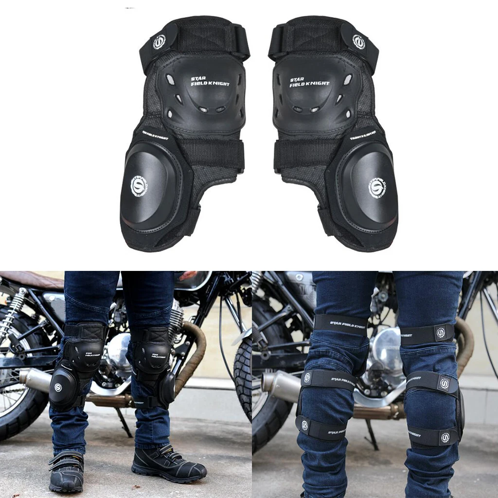 2Pcs Motorcycle Knee Pad Motorcross Racing Knee Protective Gear Knee Guard Tank Traction Gas Pad 
