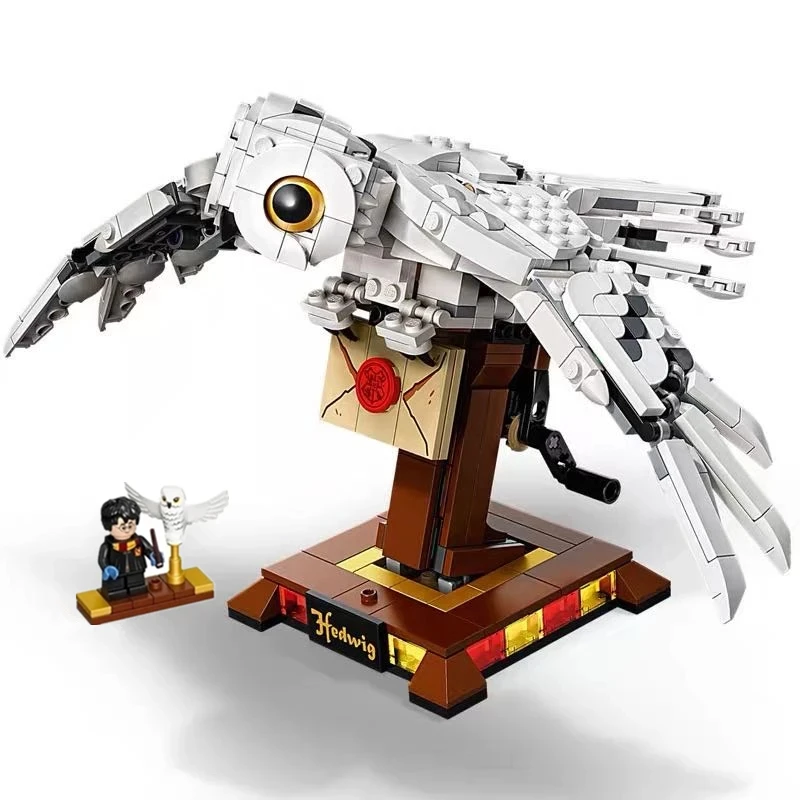 

NEW Magic Harris Series Hedwig's Strigiformes Messenger Owl Wings Building Blocks Classic Model Sets Bricks Kids Kits TV Creator