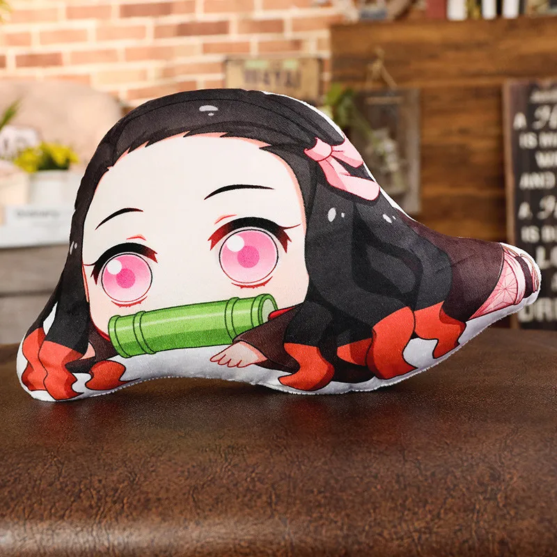 Anime Demon Slayer Kimetsu no Yaiba Cosplay Surrounding Kamado Tanjirou Nezuko Agatsuma Zenitsu Tomioka Giyuu Kochou Pillow - Цвет: Цвет: желтый