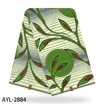 

6 yards per lot a African wax fabric comfortable and good quality printed cotton wax fabric for making dress