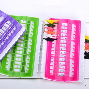 

Sewing Tools 30 Positions Cross Stitch Row Line Tool Set Sewing Needles Holder Embroidery Floss Thread Organizer DIY 3 Colors