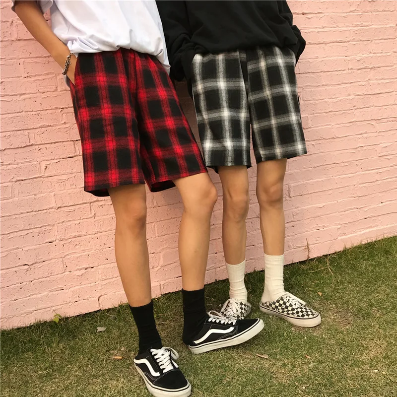 2020 New Plaid Shorts Men Summer Casual Shorts Men Loose Drawstring Hip Hop Homme Beach Shorts Men Joggers Sweatpants 2020 New Plaid Shorts Men Summer Casual Shorts Men Loose Drawstring Hip Hop Homme Beach Shorts Men Joggers Sweatpants