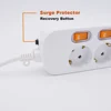 Power Strip Surge Protection EU Plug 3/4/5/6 Way Outlets 16A Electrical Extension Sockets Independent Control Switches 2m Cord ► Photo 3/6