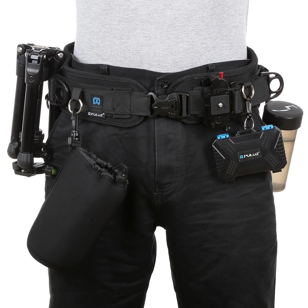 Camera Waist Belt Multifunctional Bundle Waistband Strap Belt With Hook