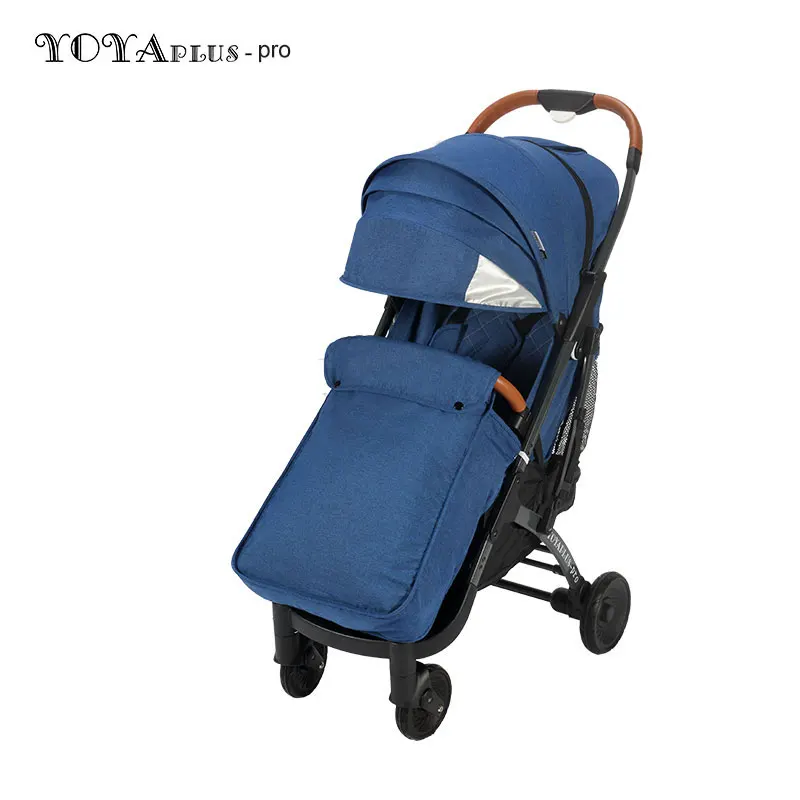 YOYA Plus-Pro детская коляска на колесиках, алюминиевый Slloy светильник, вес, детская коляска с таким же цветом, чехол для ног, зимняя детская коляска - Цвет: DarkBlue