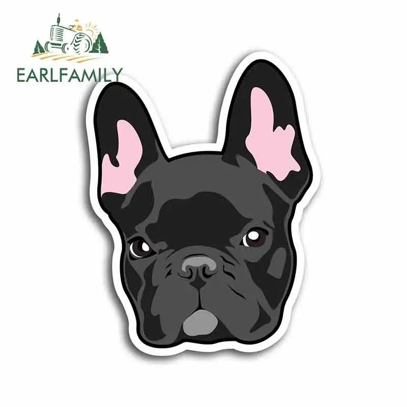 EARLFAMILY 13 см x Французский бульдог Собака забавные автомобильные наклейки подходит