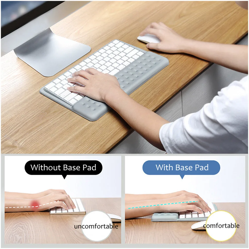 VOBERRY Memory Foam поддержка запястья Волшебная клавиатура 2 шт. подставка Bluetooth аксессуары для клавиатуры 29,5 см* 20,4 см 814#2