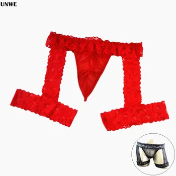 

Long Leg Lace Gay Sissy Thong Man Sexy Hot Mens Gay Thongs Men G Strings Briefs Erotic Apparel 4 Colors Drop Shipping