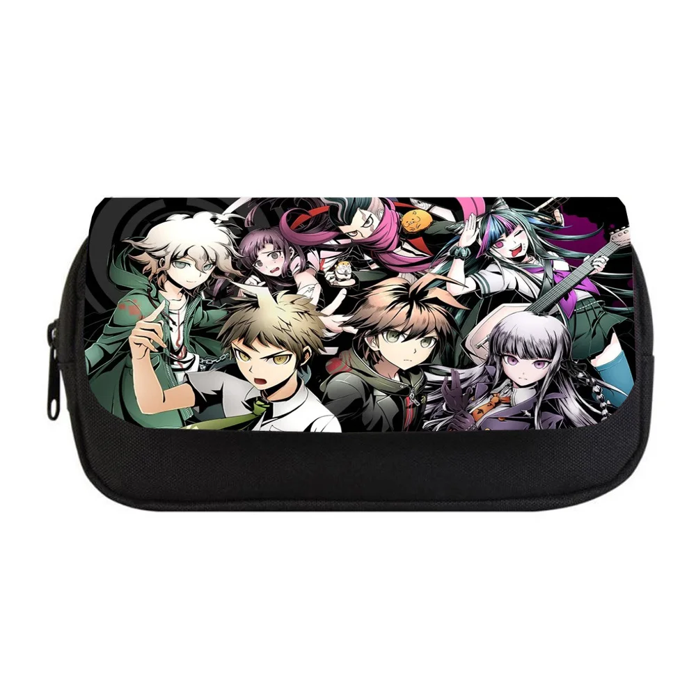 

Студенческий чехол для карандашей, пенал Danganronpa, женская сумка для макияжа, детский чехол для девочек, чехол для карандашей