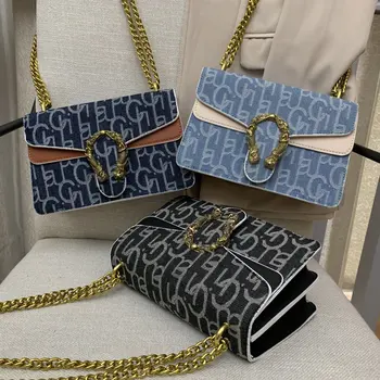 

Luxury handbags ladies bags designer handbags high quality letter print pouch bag main new PU leather messenger bag ladies purse