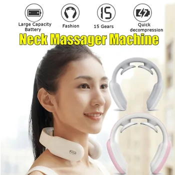 

Smart Electric Neck and Shoulder Massager Pain Relief Tool Health Care Relaxation Cervical Vertebra Physiotherapy