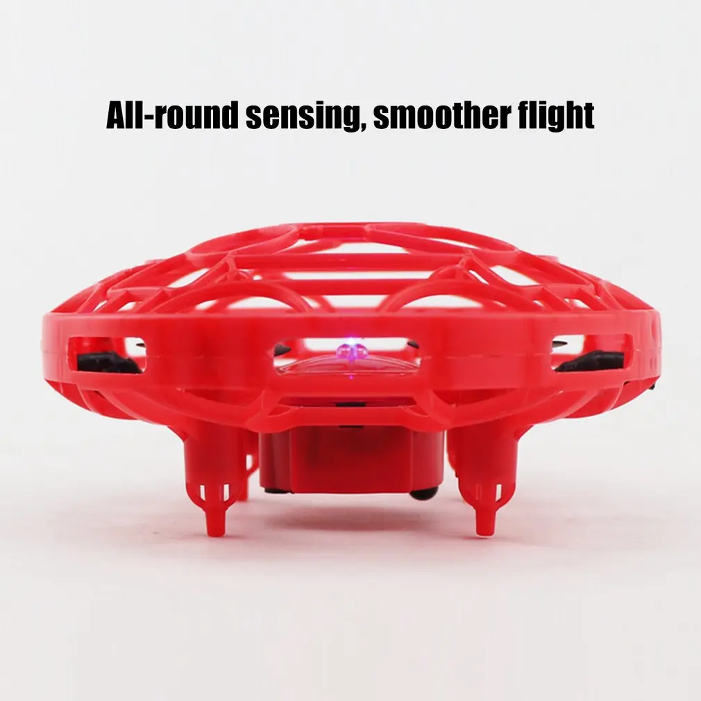 Мини НЛО индукционный самолет Rolling Surround четырехосный самолет устойчив к падению знак индукции НЛО детские игровые Игрушки