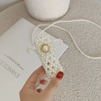 

NiceMix Mini pearl ball bag make up bag women female new girl cute lipstick bags personality messenger necessarie feminina