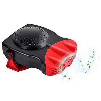 

2 In 1 12V/24V 150W Auto Car Heater Portable Car Heater Heating Fan With Swing-out Handle Cooling Fan 3-Outlet Defrosts Defogger