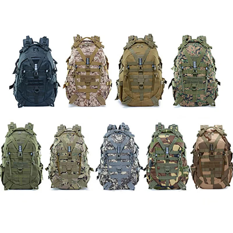

Tactical climbing backpack camouflage hiking bag outdoor travel riding multifuntion large sport bag