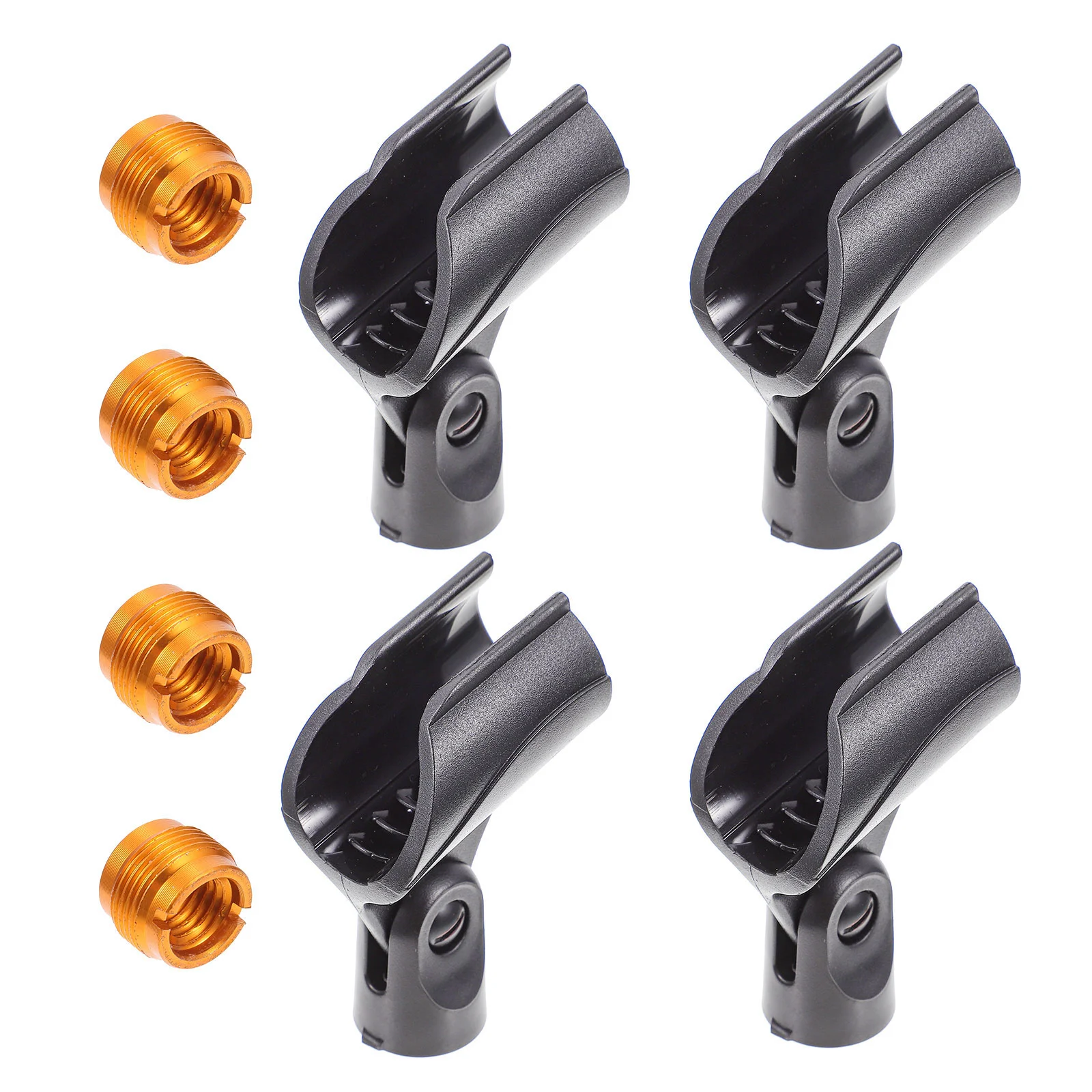 4sets Mic Stand Clips Practical Universal Microphone for Black | Электроника