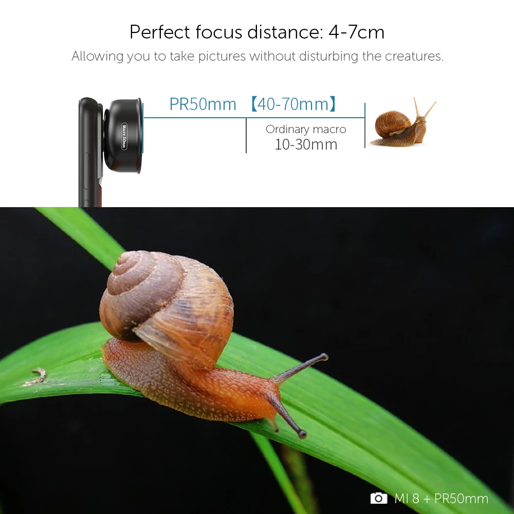APEXEL HD оптический объектив для камеры телефона 50 мм Супер Макро объектив с 17 мм резьба чехол для телефона для iphone xs max samsung s9 все smartphon