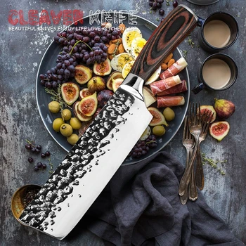 

XITUO Kitchen 7 inch Chef's Knife High Carbon Stainless Steel Sharp Cleaver Slicing Japan Santoku Knives Ergonomic Equipment
