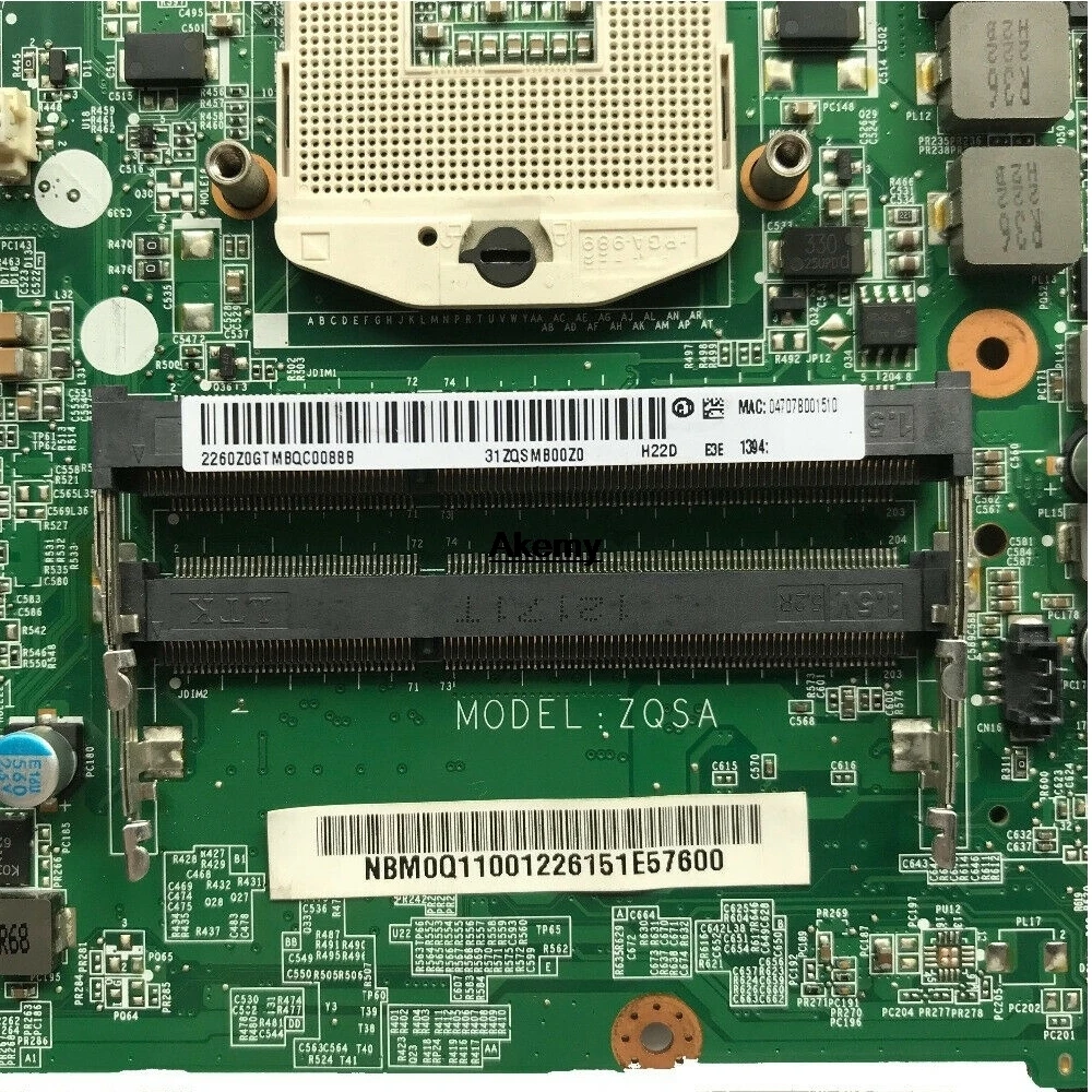 Материнская плата для ноутбука acer E1-431 E1-471 DAZQSAMB6F1 DAZQSAMB6E0 w/2 GB чип видеокарты