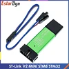 10 шт. ST LINK Stlink ST-Link V2 Mini STM8 STM32 симулятор загрузки программатор программирования с крышкой ► Фото 1/6