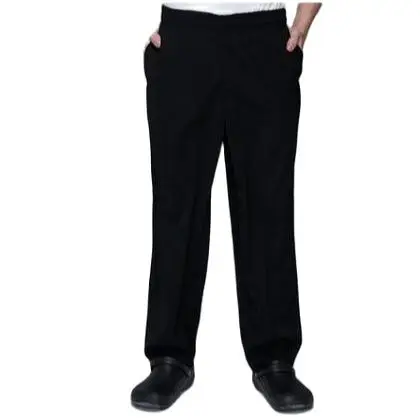 Chefs Work Pants Restaurant Waiter Overalls Hotel Uniform Pants Black of The Chef Uniform Man Kitchen