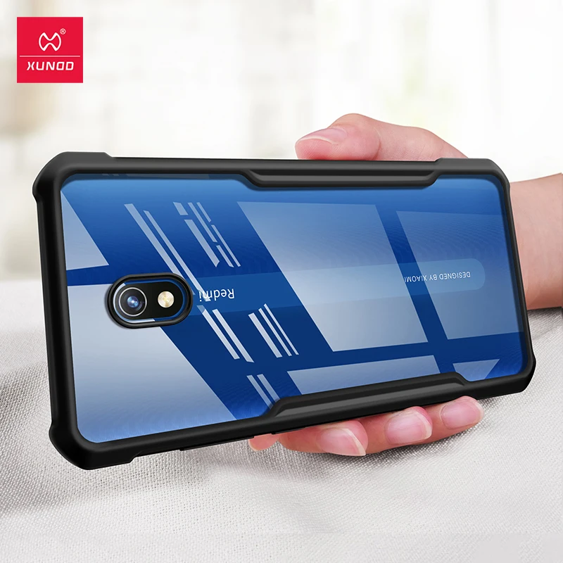 XUNDD противоударный чехол для телефона Redmi 8 9 прозрачный защитный подушка