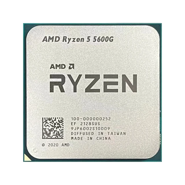 New!AMD R5 5600G Ryzen 5 5600G 3.9GHz Six-Core Twelve-Thread 65W CPU Processor L3=16M 100-000000252 Socket AM4 new but no fan 2