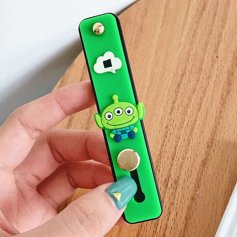 Милый аниме мультфильм держатель телефона push-pull finger Stand grip Ring ремешок на запястье мобильный универсальный мобильный телефон кронштейн для iphone - Цвет: 47