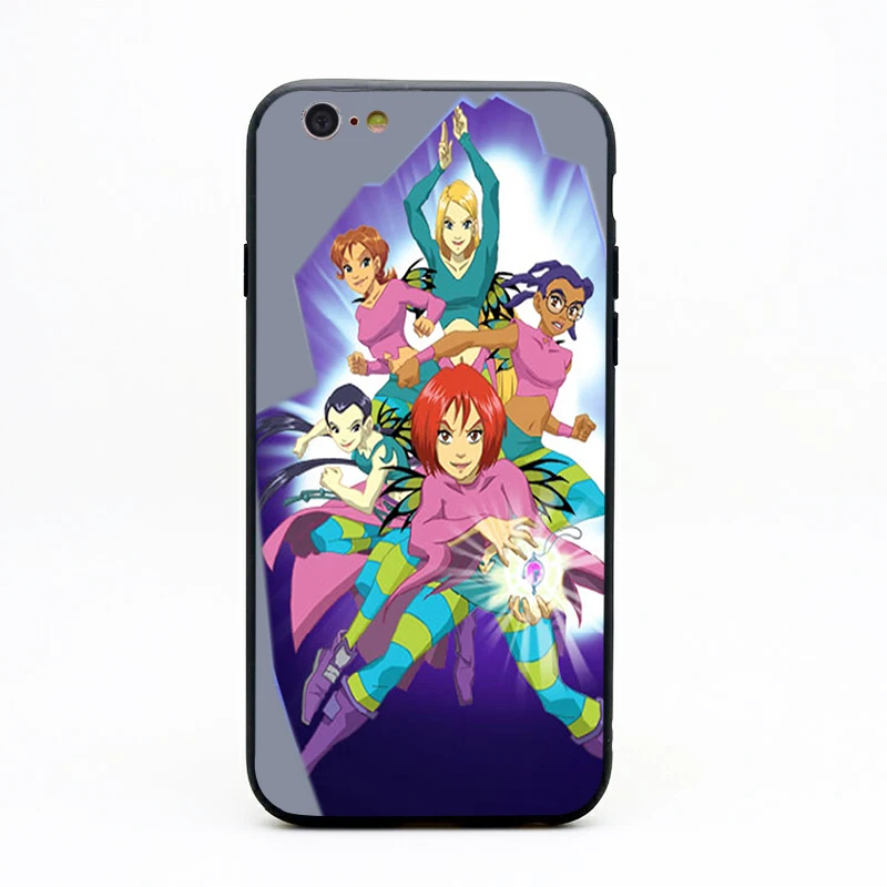 Winx club Чехлы для телефона из термополиуретана+ PC черные чехлы для iPhone X 6 7 8 plus 5 5S 6s se для Apple X Лучший diy чехол - Цвет: 3226