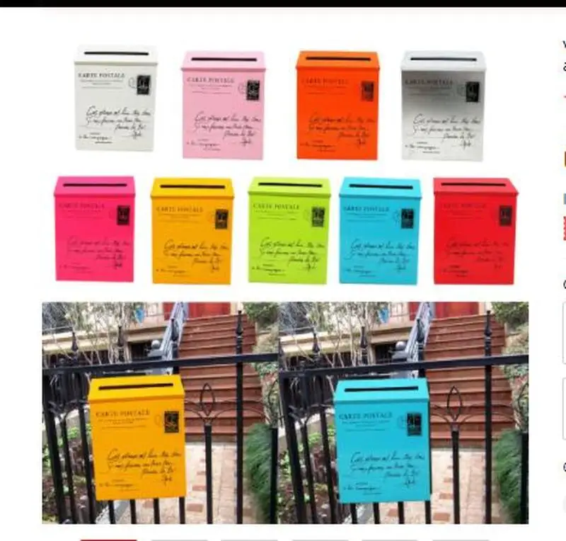 Buzon De Correo Caja De Sugerencia Antioxidante Buzon Colgante