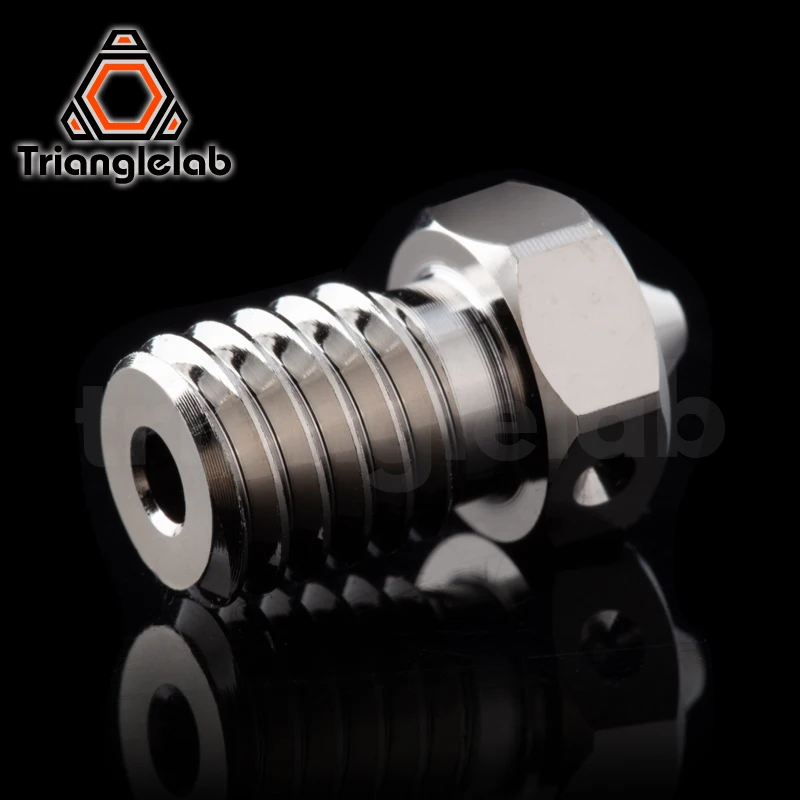 Trianglelab-bico de Cobre E-v6 Chapeado para Impressoras 3d Durável Antiaderente Alto Desempenho Hotend m6 Thread Hotend Prusa - Imagem 2