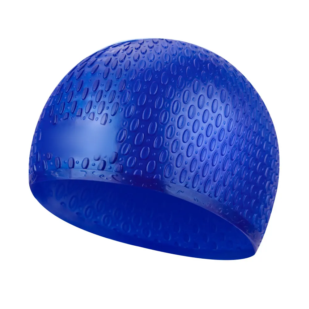 Blue Шапочка для бассейна, модные шапочки для душа, шапочка для купания, шапочка для плавания, кепка для плавания, водоотталкивающая, эластичная, для мужчин и женщин - Цвет: Blue