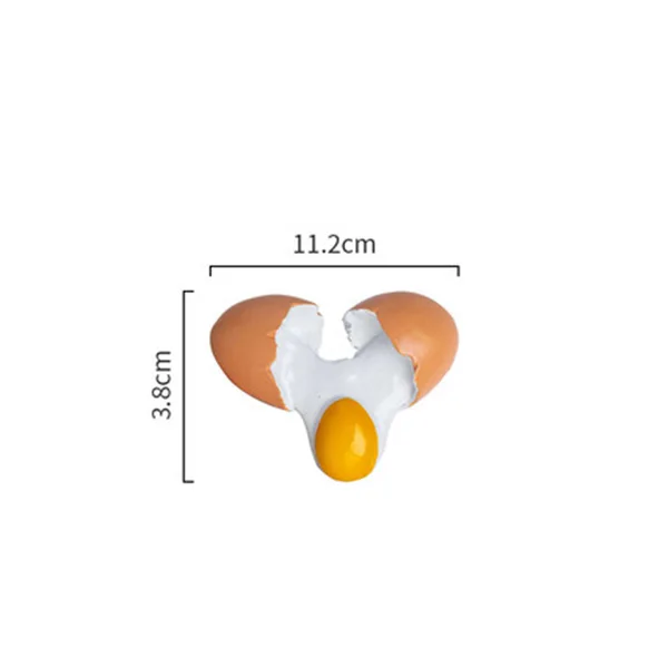 Милая Смола сувенирные магниты для холодильника 3D мультфильм хлеб яйцо на холодильник, для заметок стикер дети игрушки украшения для кухни - Цвет: style 2