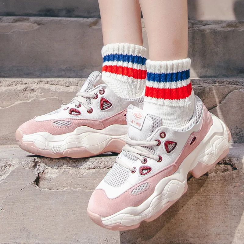 Zapatillas mujer Deportiva Balenciaca женская обувь на толстой подошве Красивая замшевая