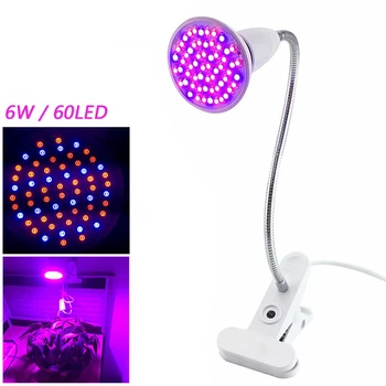 

Junejour LED Plant Grow Light Grow Light Bulb Full Spectrum Plant Grow Light E27 Hydroponic Plant Grow Light