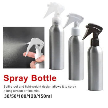 

30/50/100/120/150/250ml Aluminum Bottle Mouse Spray bottle Fog Thin Refill Makeup Aluminum Bottles Mouse Spray Bottles