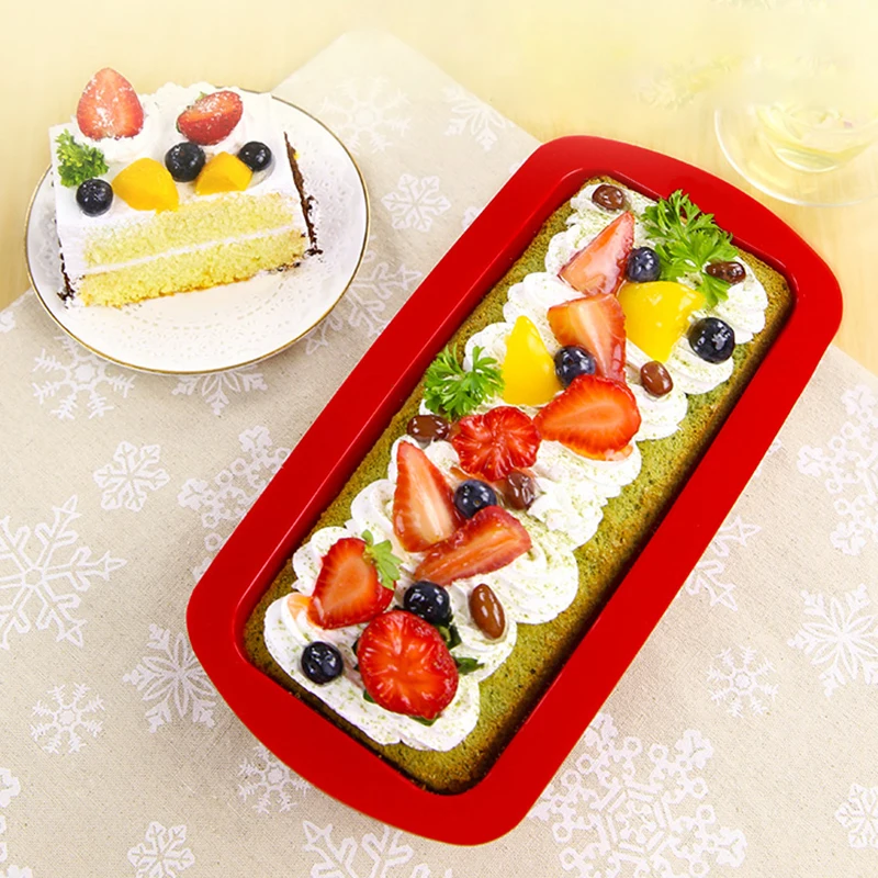 Силиконовая кухонная жаропрочная форма для хлеба, торта, шоколада, лазанья, форма для выпечки