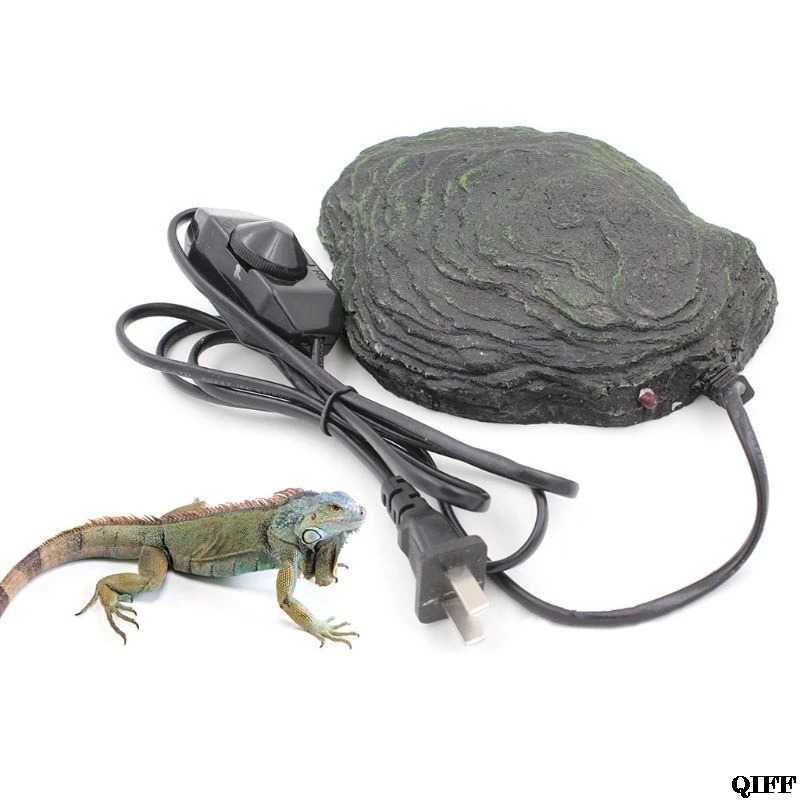 Каменный нагреватель нагреваемый камень Heatwave Rock для ящериц и рептилий snake US