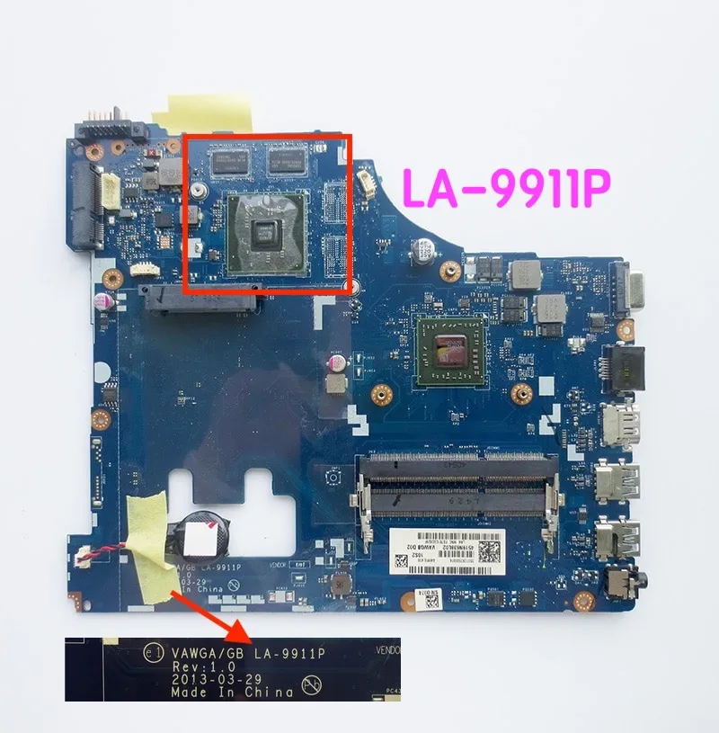 Подходит для материнской платы ноутбука Lenovo G505 VAWGA/GB LA-9911P Rev: 1 0 материнская плата