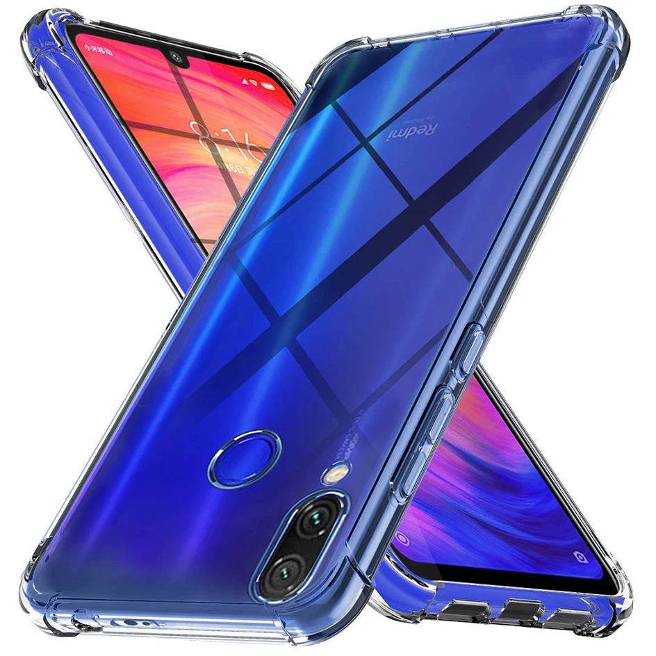 Мягкий прозрачный противоударный силиконовый чехол для Xiaomi Redmi Note 8 7 7A 5 K20 Pro Mi 9 SE